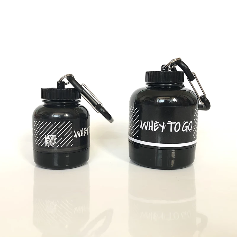 Hot Sale 100ml 200ml Keychain Supplement Funnels Gym Whey Powder