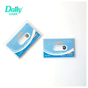 Daily Care Unique Design Card Dental Floss 630D Oral Hygiene Mint Flavor Waxed Card Nylon Floss 50M CE Certificate