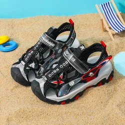 Сандалии Shangzhou OEM для детей, Новое поступление 2021, пляжные детские сандалии с мягкой подошвой для мальчиков