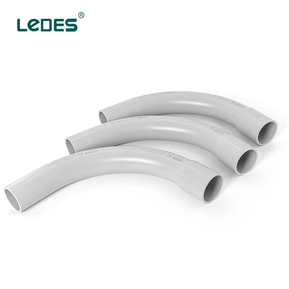 Pvc Pipes Rigid Conduit Sweep Bend Standard 90 Degree Elbow Wiring ...
