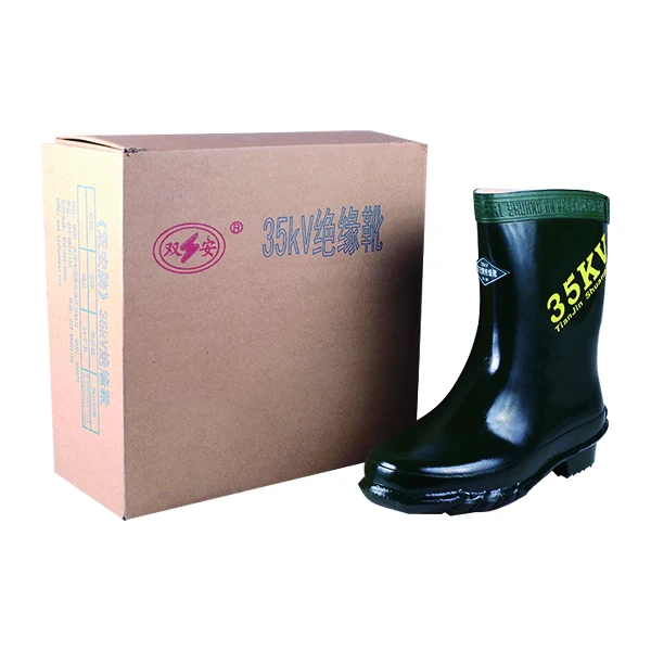 
Factory direct sale low price 35kv insulated electrician shockproof rubber shoes 