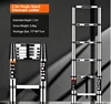 Escalera Recta de Acero Inoxidable Reforzado de 2.3M