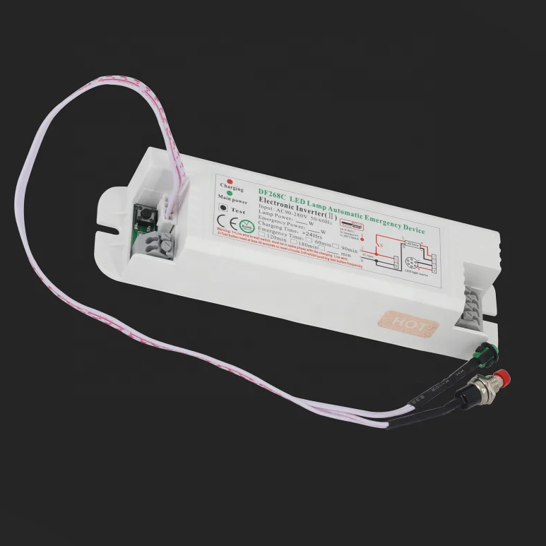 Hot sale LED emergency driver power supply for 3-40W lamps down to 5W 3 hours with rechargeable battery