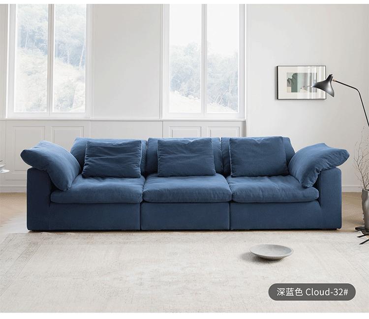 Divano Blue-cloud-210 cm-bidue posti-21010580 cm