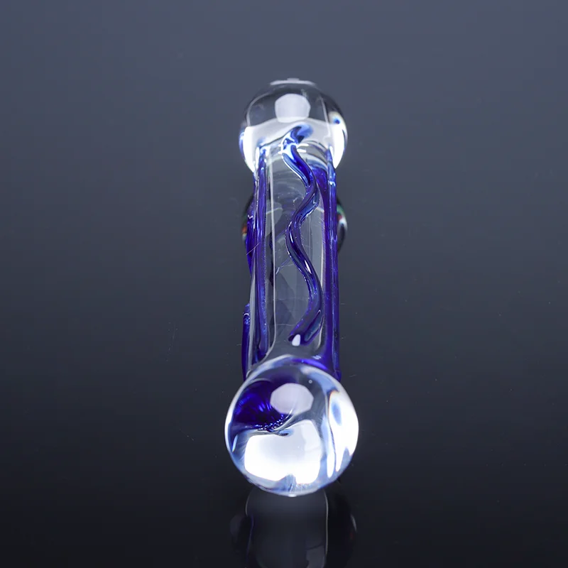 product stock available glass obsidian yoni butt plug wands love theme gift crystal artificial penis massage wand for womens holiday-35