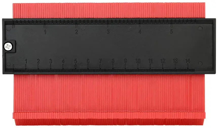 Лидер продаж, партиями по 6 дюймов пластик высокой точности контуры Edge формирование измерить линейкой дублирования профиль контура датчика