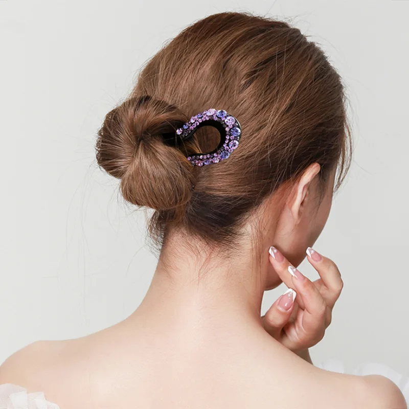 2022 современная простая шпилька для волос матовая металлическая шпилька для волос украшение для волос женская древняя уксусная кислота U-образная шпилька для волос головной убор