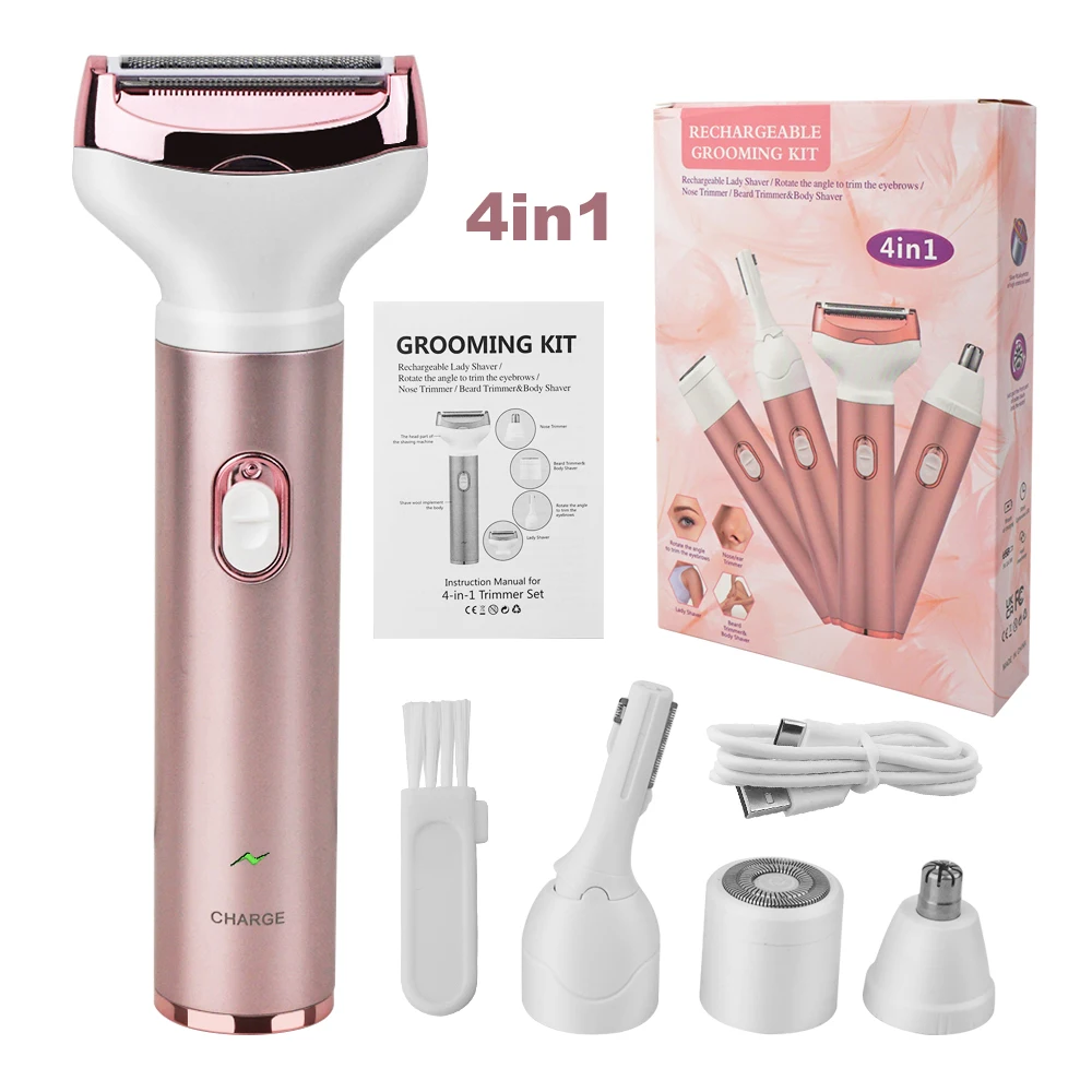 in Lady Shaver Portable, Rechargeable Grooming Kit