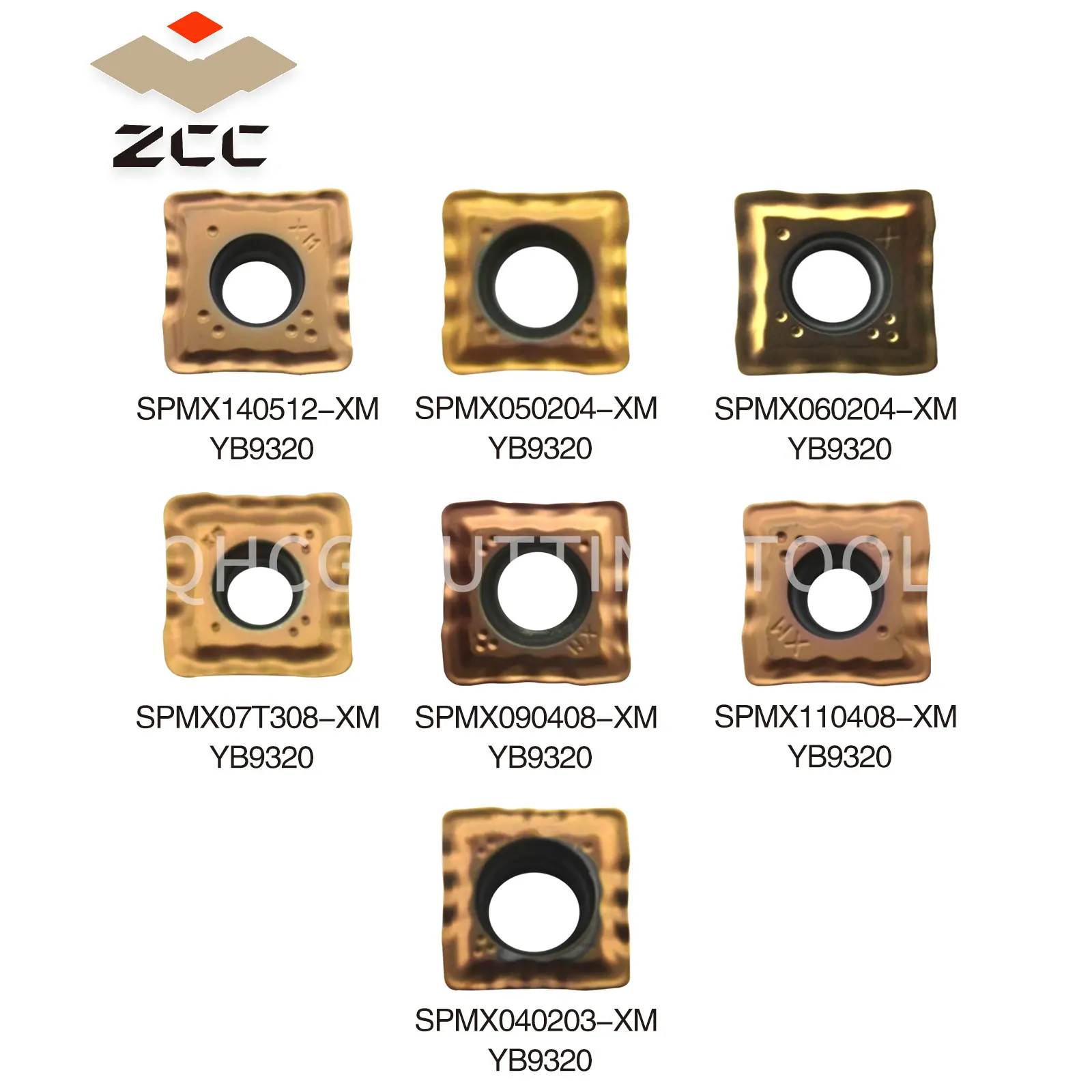 yu＊M ZCC SPMX YB9320 Carbide Inserts for CNC Turning Tools