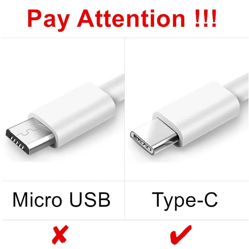 1m USB Type C Cable Fast Charging for Xiaomi, Samsung, Huawei