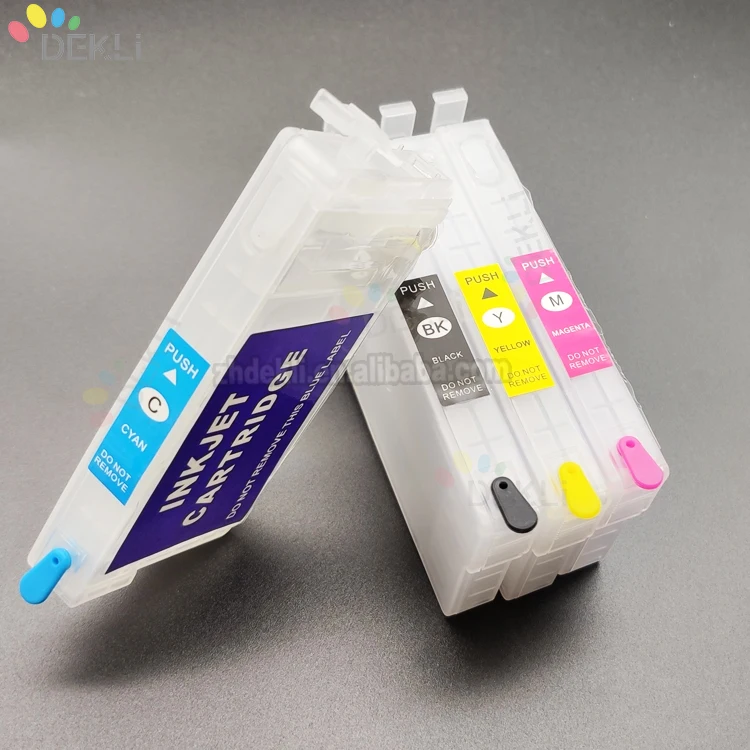 T3591-T3594 Refillable патрон чернил для принтера Epson WF 4725 4730 4720 4740 набора СНПЧ картридж с чипом автоматического