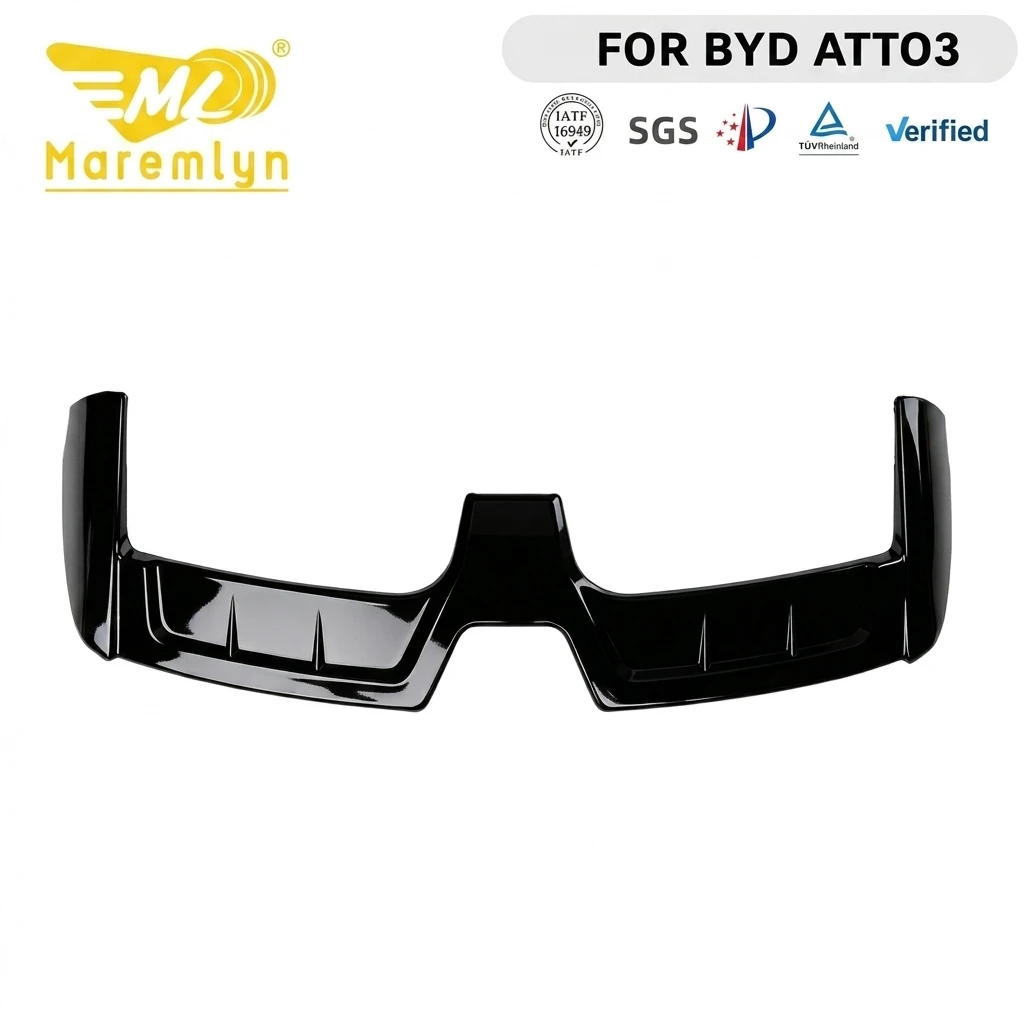 Maremlyn ABS Rear Roof Spoiler Sport Rear Wing Car Accessories for BYD ATTO 3 Yuan Plus 2025 Exterior Modification Parts