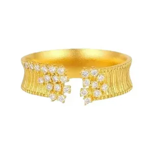 Luxury 18k Gold Ring 6 Prong Design Brilliant Cut Moissanite Classic Engagement Jewelry for Women GRA Certified New Year's Gift