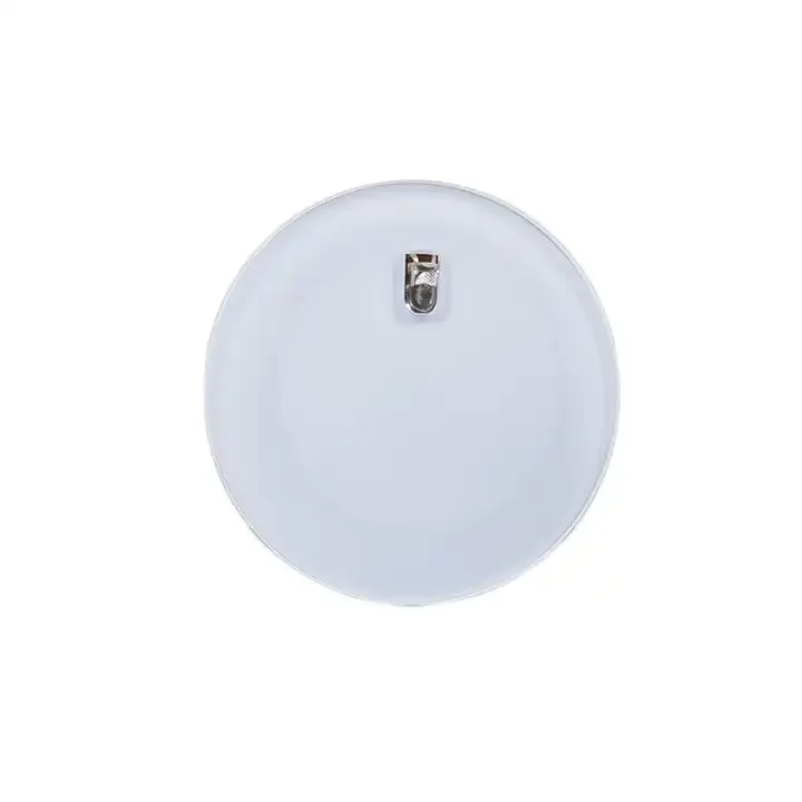 RubySub Sublimation Light up Button Customized Printing Acrylic Name Tag With LED Light