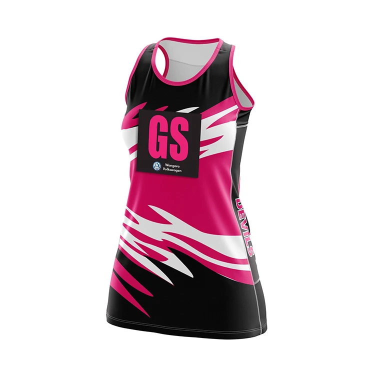 2023 New Design Custom Netball Jersey Netball Uniform Female Netball Dress