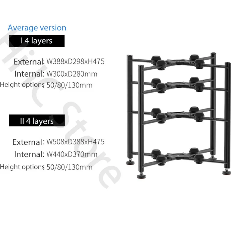 Amplifier Rack Dimensions Fell Audio Amp - HIFI Audio Amplifier Amp Decoder Frame Rack