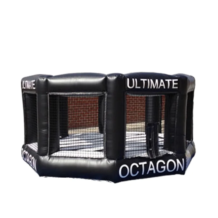 Multi-Sport PVC Inflatable Extreme Game Arena Octagon Football Basketball Hoop Tarpaulin Material Includes Repair Kits for
