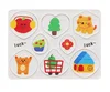 Rectangular blue bear eight-piece set