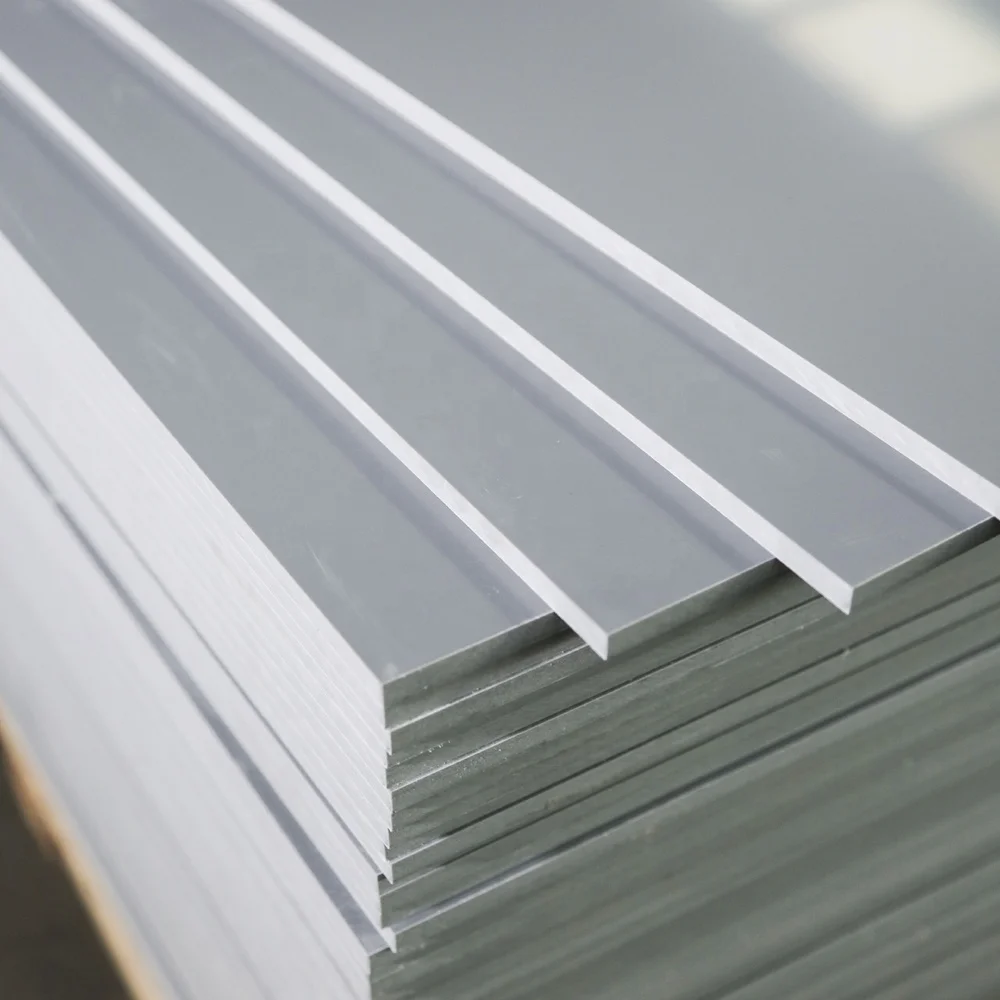 4x8 Rigid PVC Sheets Hard Solid Plastic Plate 1mm-60mm Thickness for Water Tank Equipment Smooth Surface Cutting Service