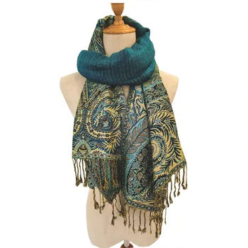 Manufacturers provide other scarves cotton and acrylic jacquard scarf