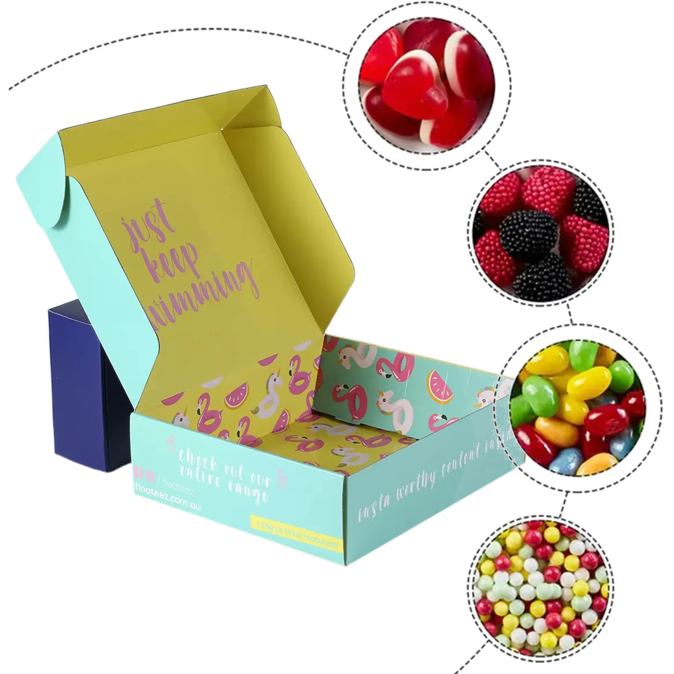 Kraft Corrugated Carton Box Cardboard Confectionery Boxes for Packaging and Shipping