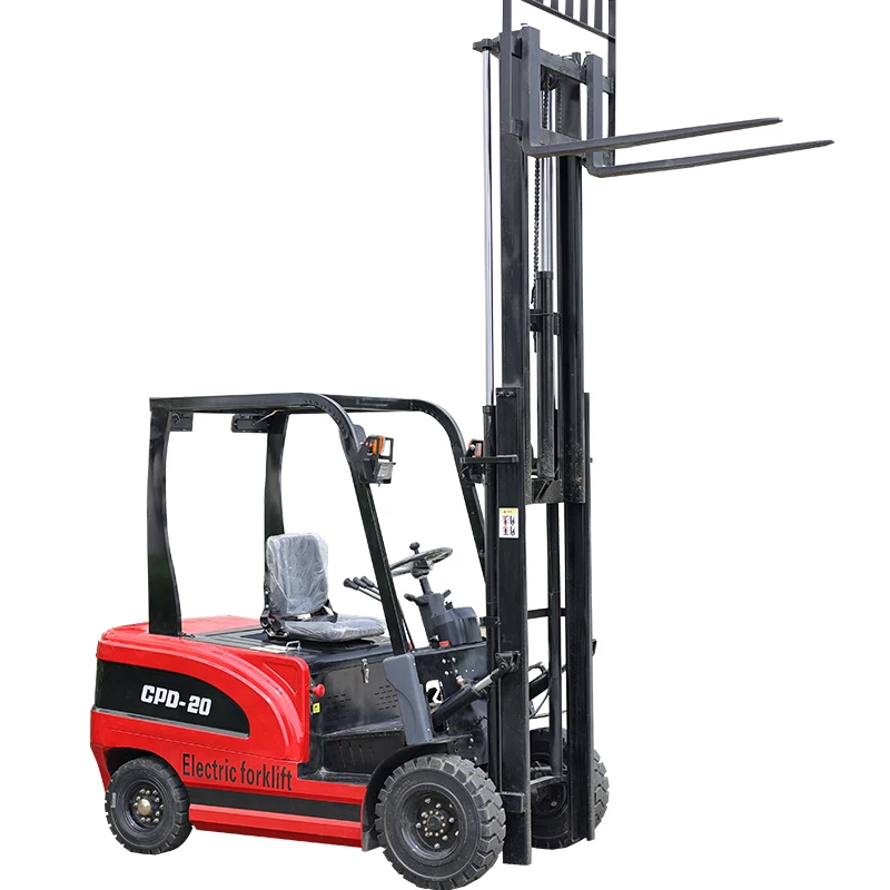 Высококачественный гидравлический 1 Тонный Электрический вилочный погрузчик бытовой аккумулятор склад высокого качества 4x2