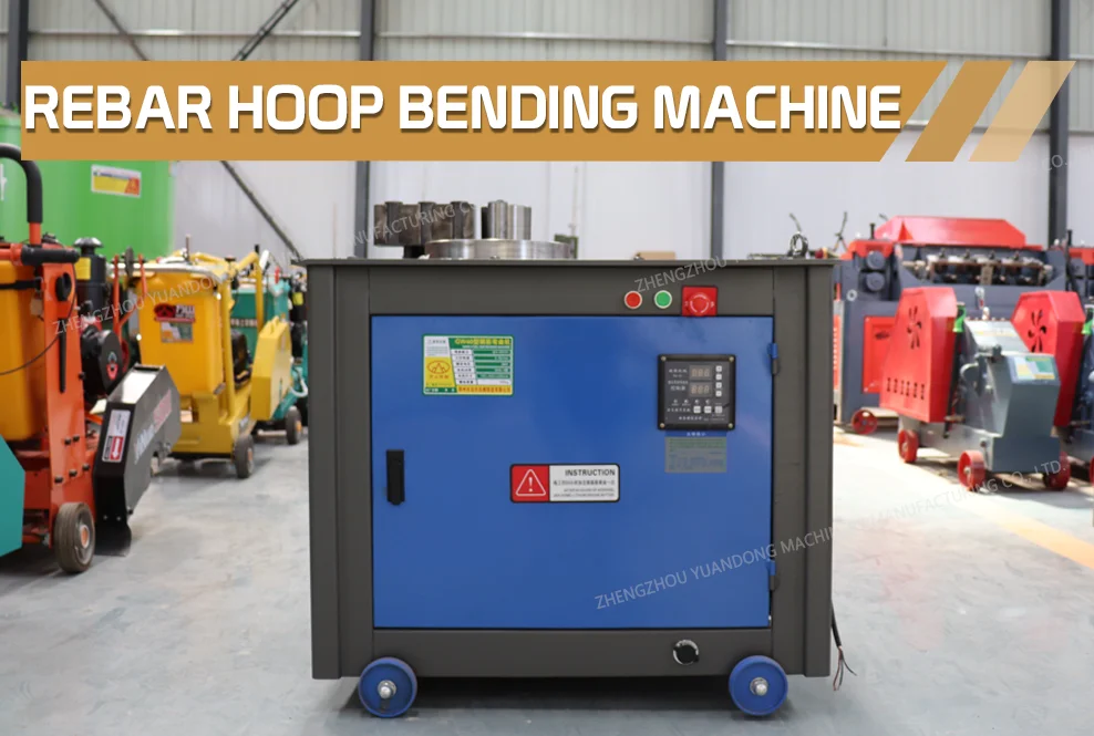Portable Steel Bar Bending Machine Construction Use Round Steel Bending Machine Arc Bending Rebar Stirrup Hoop Bender 25 Mm details