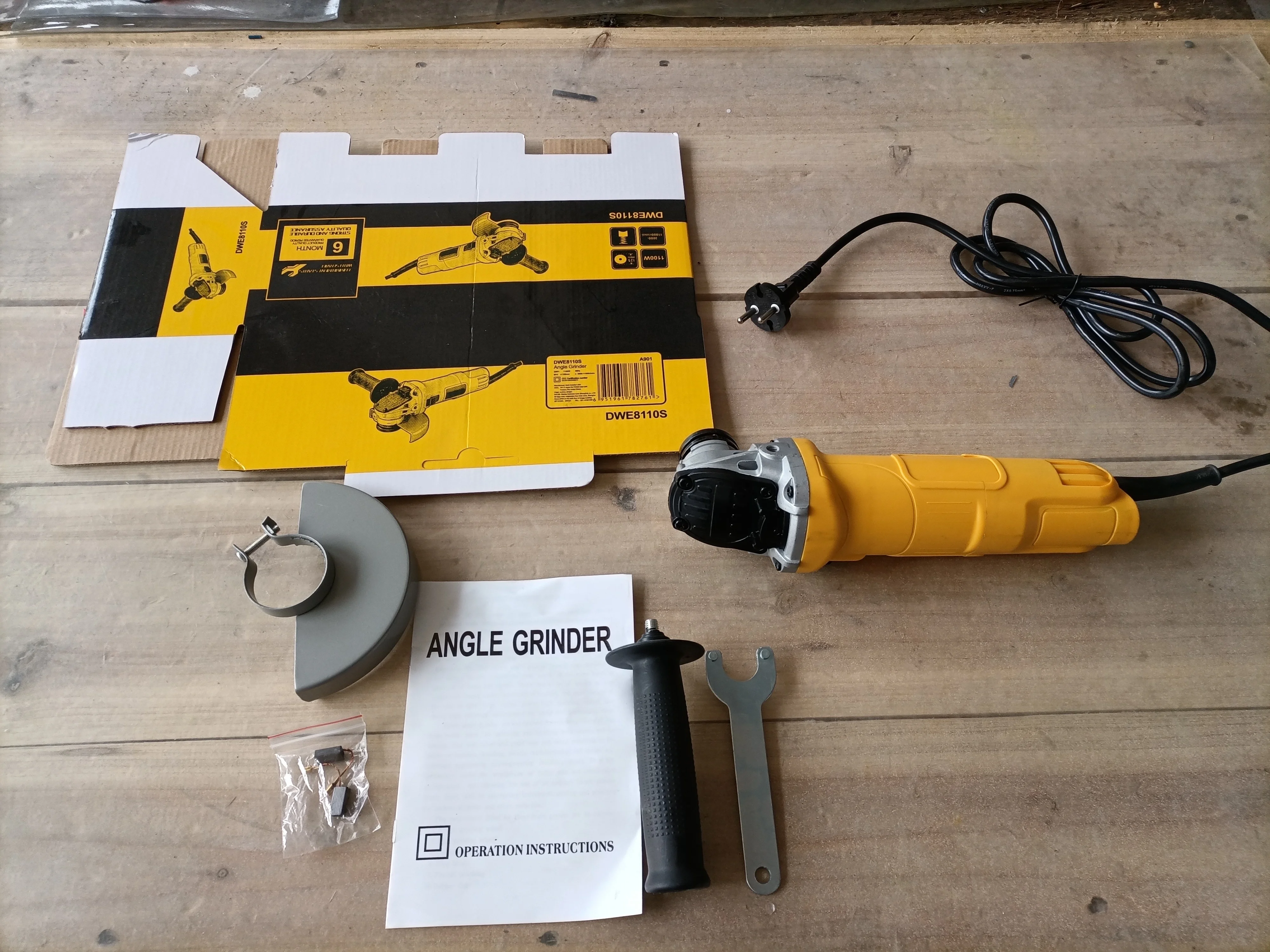 Variable Speed Angle Grinder Model Power Tools Grinding Machine