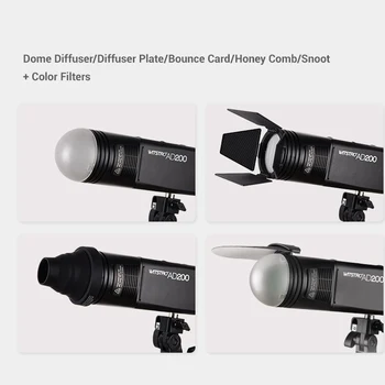 Godox H200R Flash 200Pro 200 Pro Round Flash Head AK-R1 Accessory Kit detail image