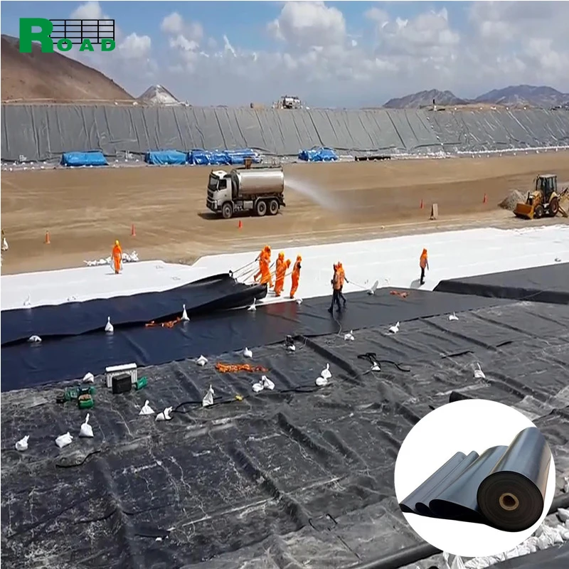 Geomembranas Hdpe 60 Mils Geomembrane Hdpe 1.5 Mm For Mining Project In ...