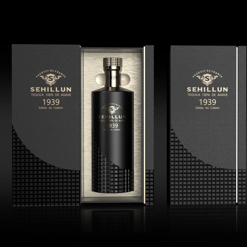 Oem Custom logo High Quality Tequila Spirits Bottle Light Bottle Comes With Custom Box