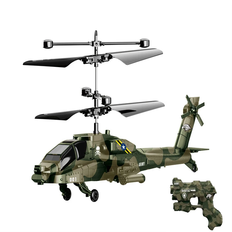 Longxi Remote Control Apache Helicopter Mini Hand Sensor Rc Infrared