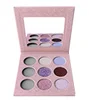 9 pans pink texture palette with mirror