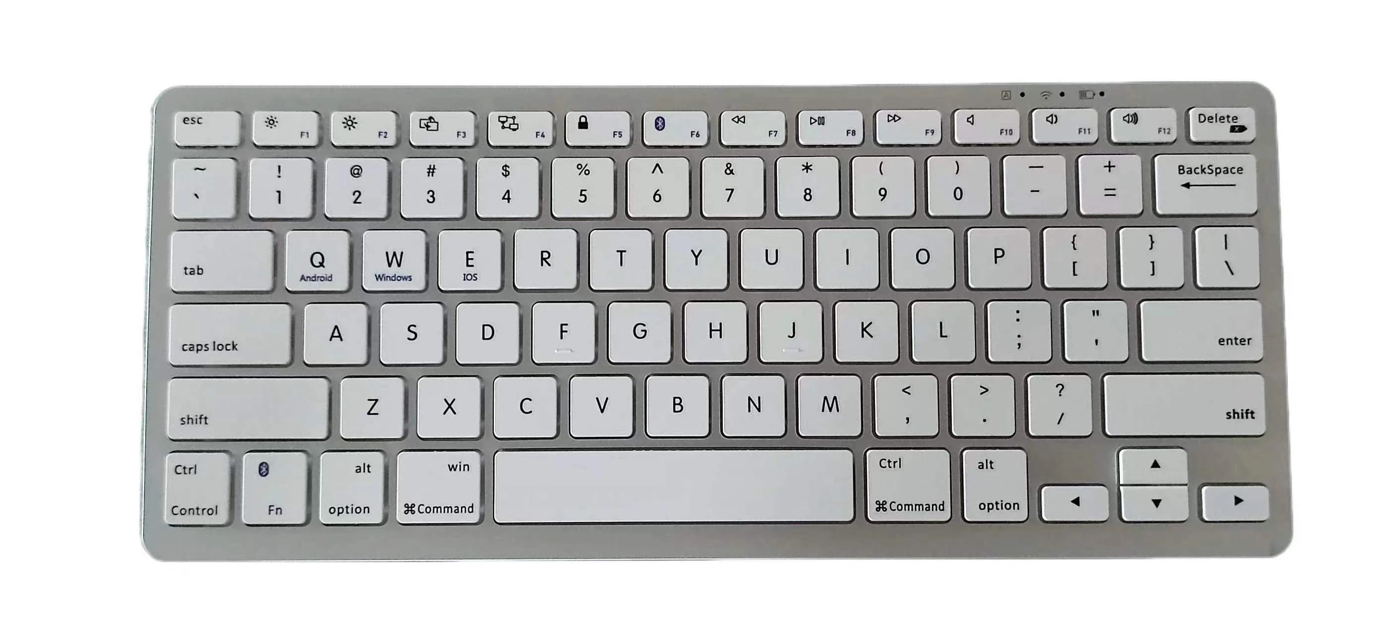 Scoolapotha Keyboard Silent Slim Wireless BT Keyboard for iPad School Tablet Laptop USB ...