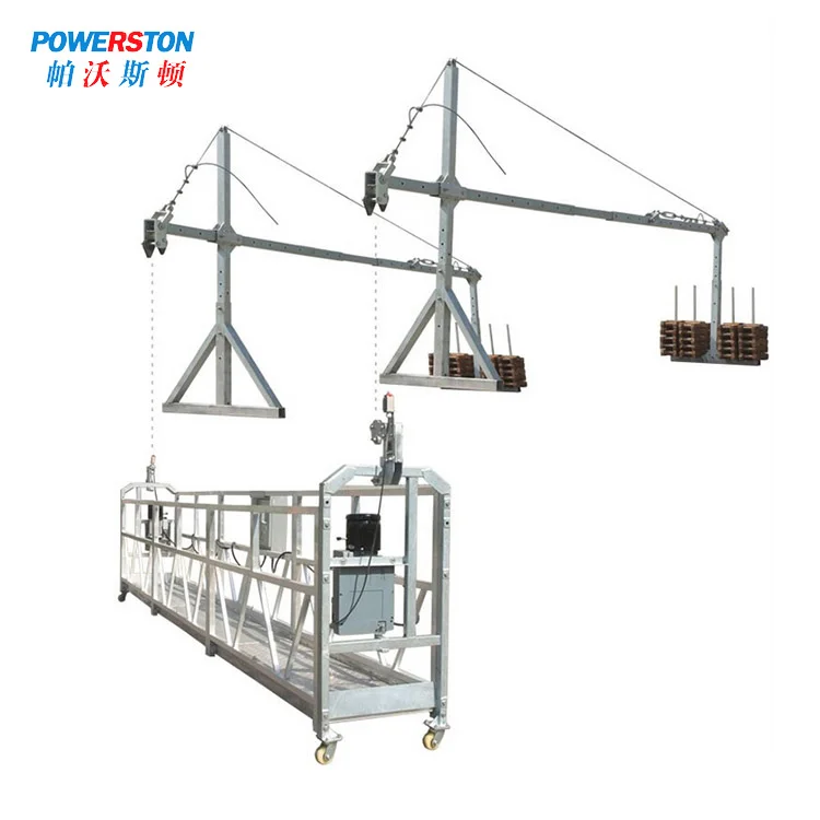 Electric Powered Wall Plastering Suspended Aerial Work Platform