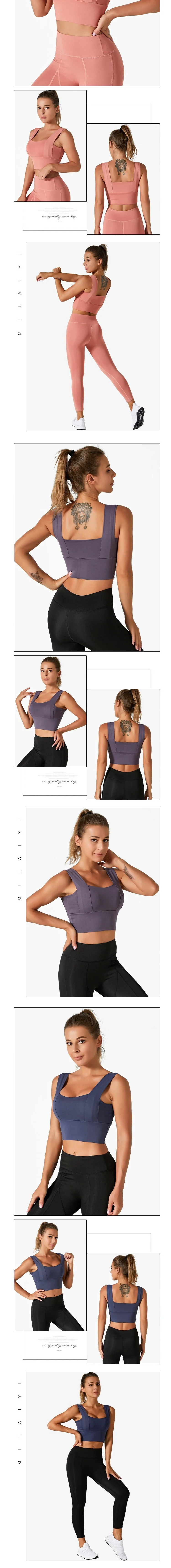 Sports 2 Piece yoga conjuntos Wear Gym Fitness Yoga Clothing Activewear Women Sportswear Butt Lift Workout Clothes For Women supplier