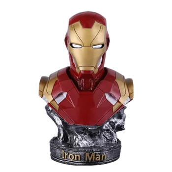 Marvel Avengers Iron Man Resin Ornament 3.2kg 36cm MK46 Living Room Bedroom Decorations Collectibles