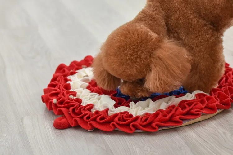 Non Slip Dog Snuffle Mat Slow Feeder Food Mat Puppy Treat Feeding Mat Dog supplier