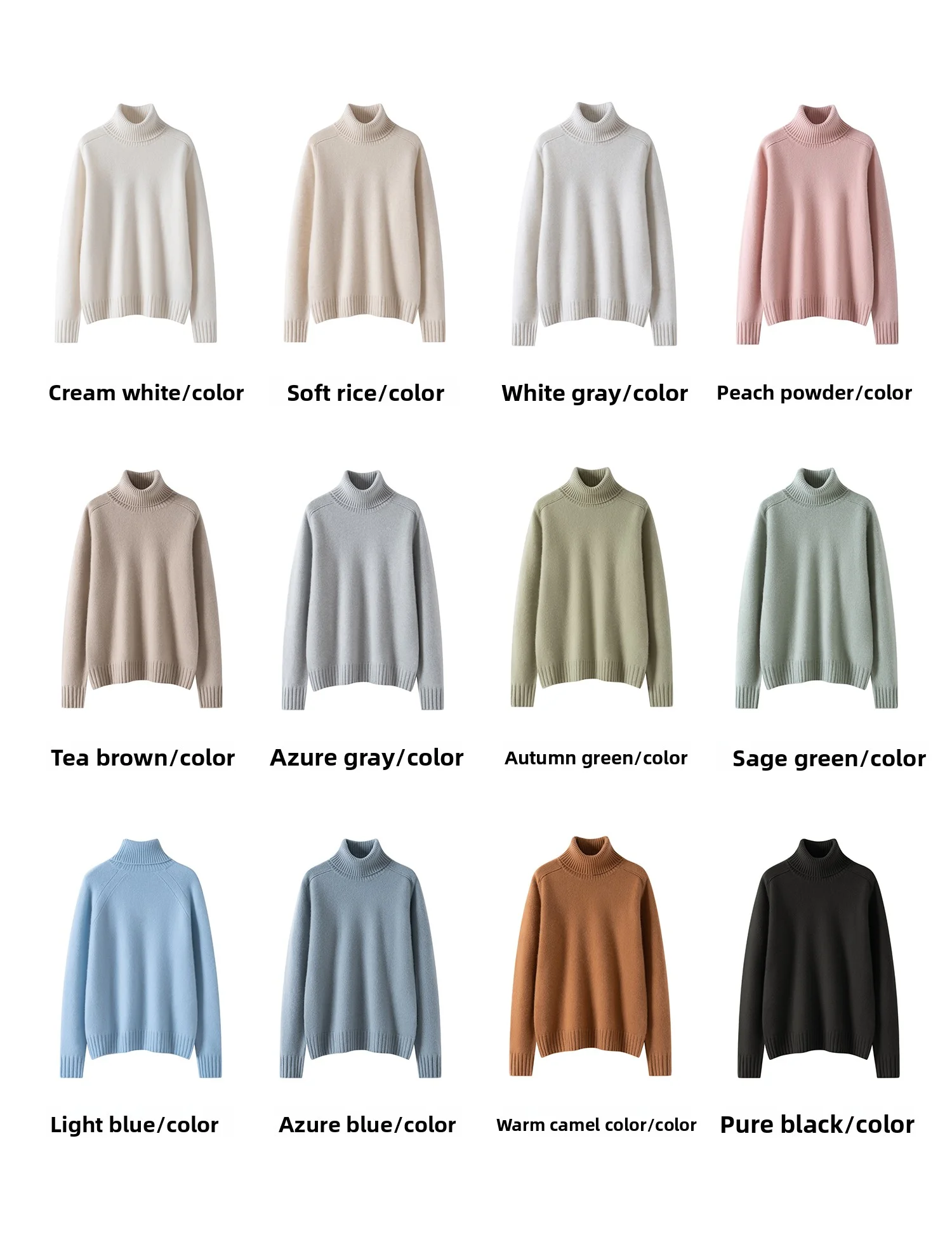 Women's cashmere sweater full sleeve detail