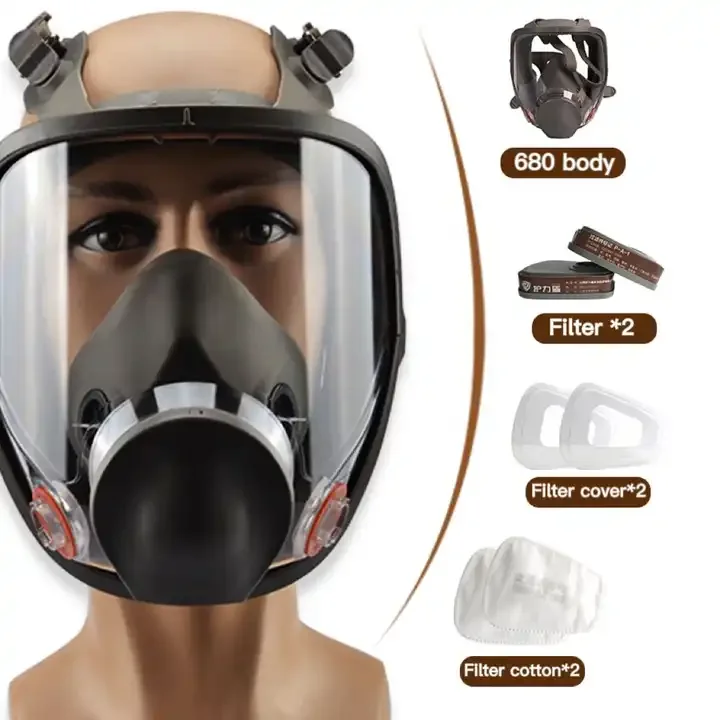 Hot Sale Wholesale Factory Direct Sale 6800 Full Mask Chemical Mask 6800 Facepiece Respirator Kits 6800 Full Face Mask
