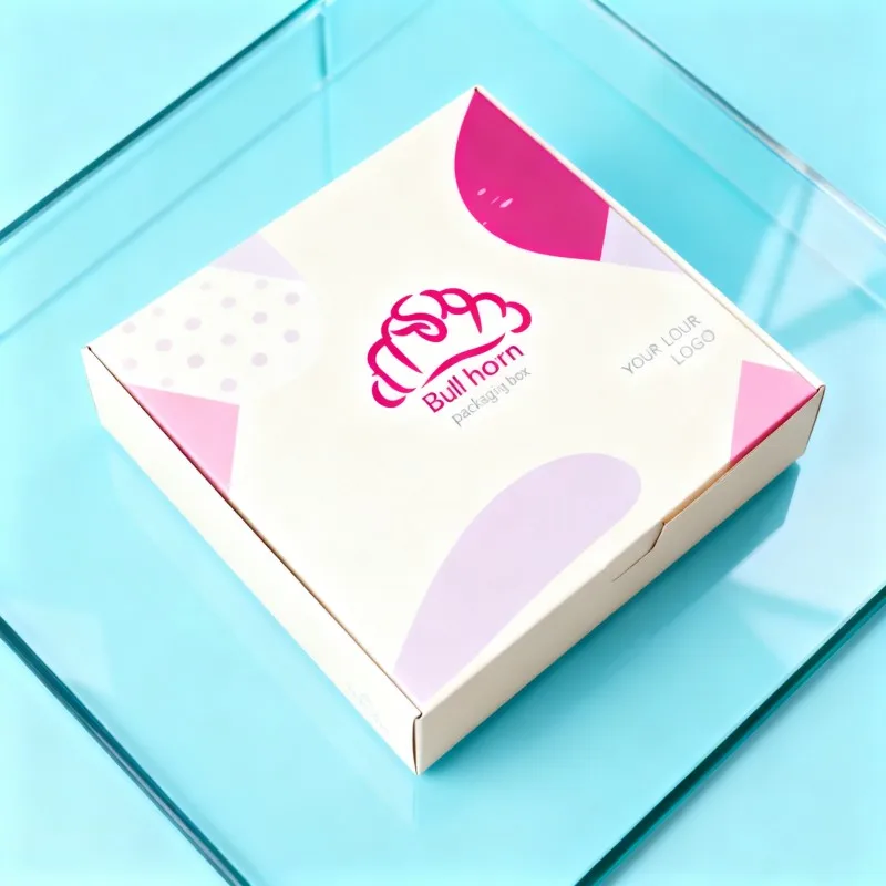 Boîte d'emballage pliable en carton personnalisée, biodégradable, en gros, pour pain, gâteaux, biscuits, cookies et beignets, avec logo personnalisé