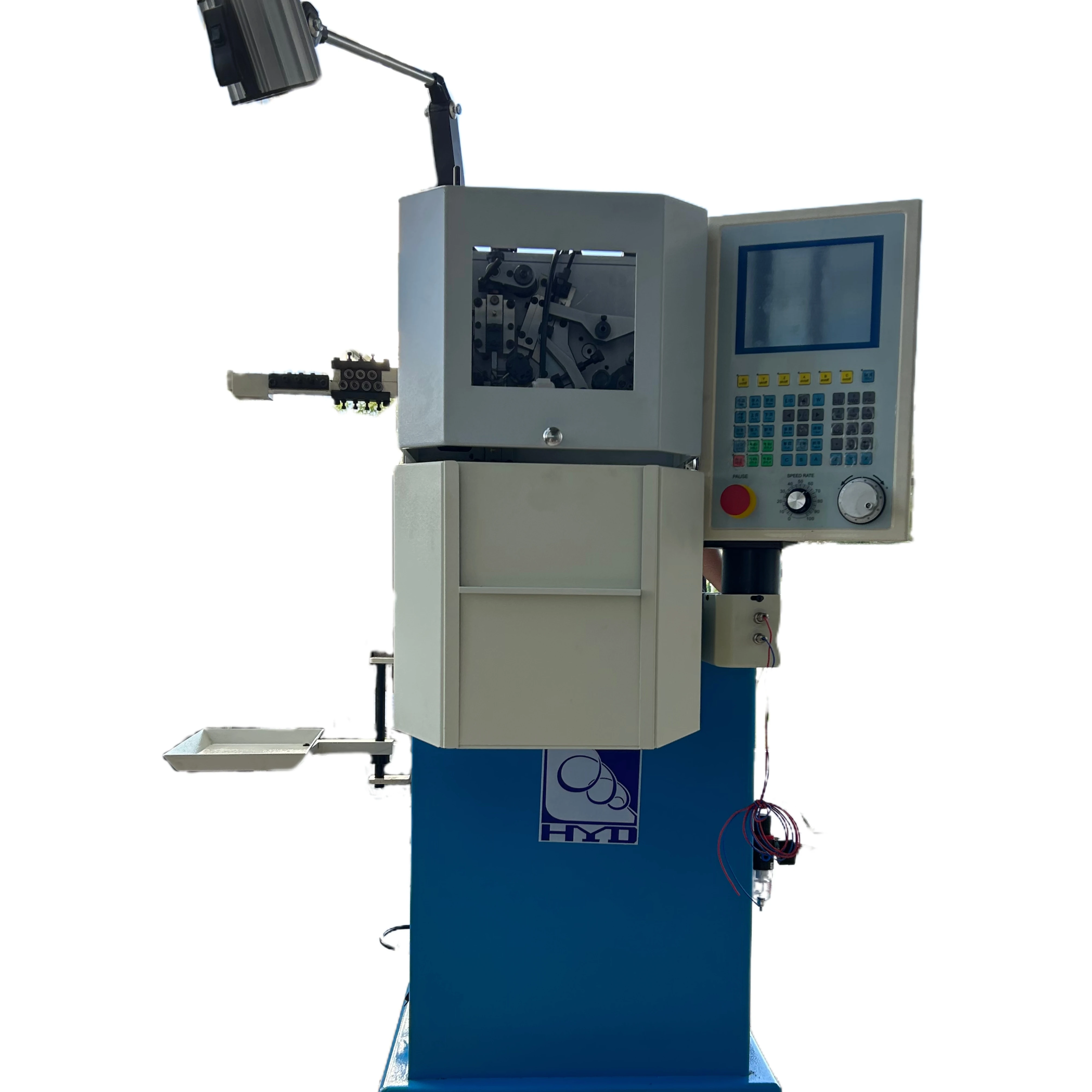High-Precision 0.15-0.8MM CNC Spring Machine with 2 Axes Servo Motors and Max Wire Speed 1200m/min