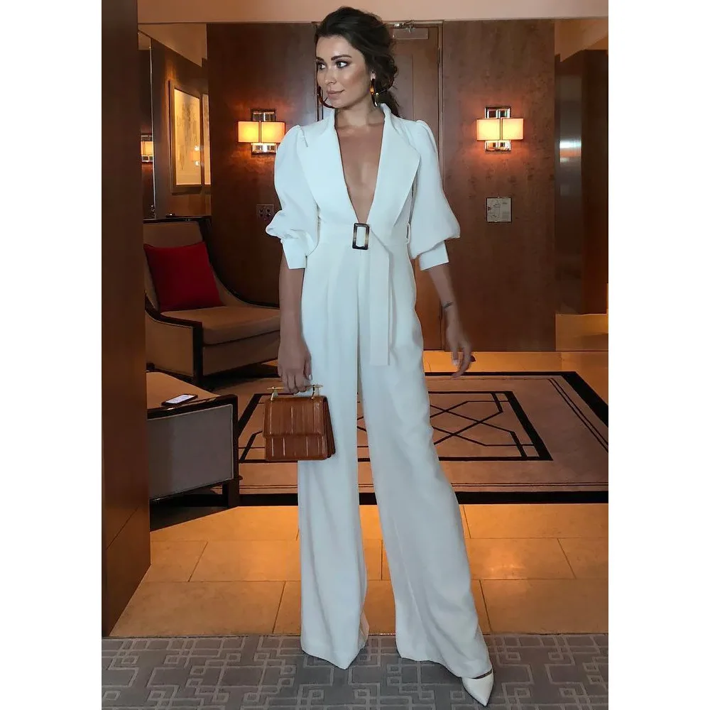 New Style Elegant Formal White Cotton 