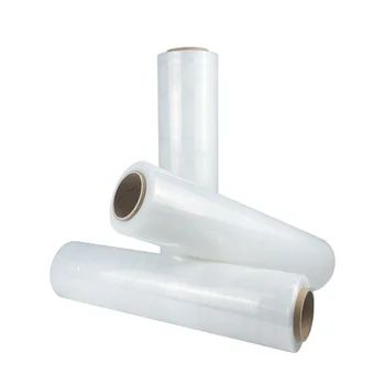 Factory Price lldpe transparent plastic manual strech smart shrink wrap polypropylene stretch film