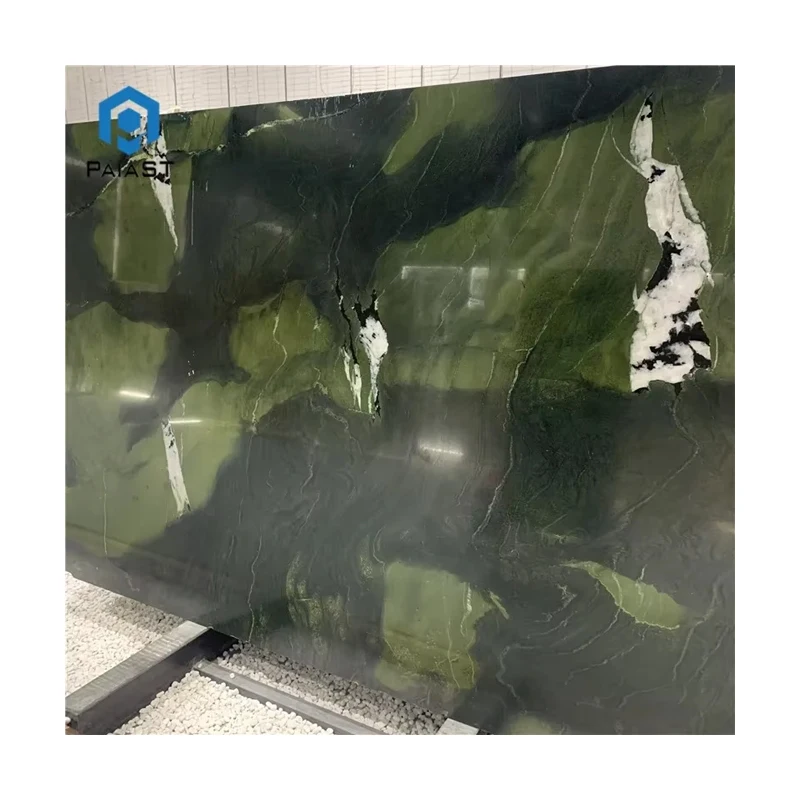 Luxury Brazil Verde Avocatus Green Quartzite Slabs for Wall Decoration and Countertop