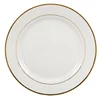 Blanco con borde dorado