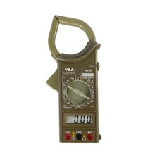 V&A Classic Model M266-1 Digital AC Clamp Meter 1999 Counts Manual Range Measures Resistance Continuity DC 2-1000V AC 2-1000V