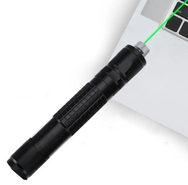 USB Charging Type Green Laser Pointer With ON/OFF Switch on Tail