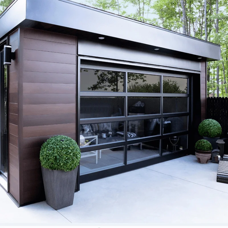 AS2047 TOMA Modern Design Automatic Sectional Roller Garage Door High Quality Aluminum Alloy Anti-Theft Feature Remote Control