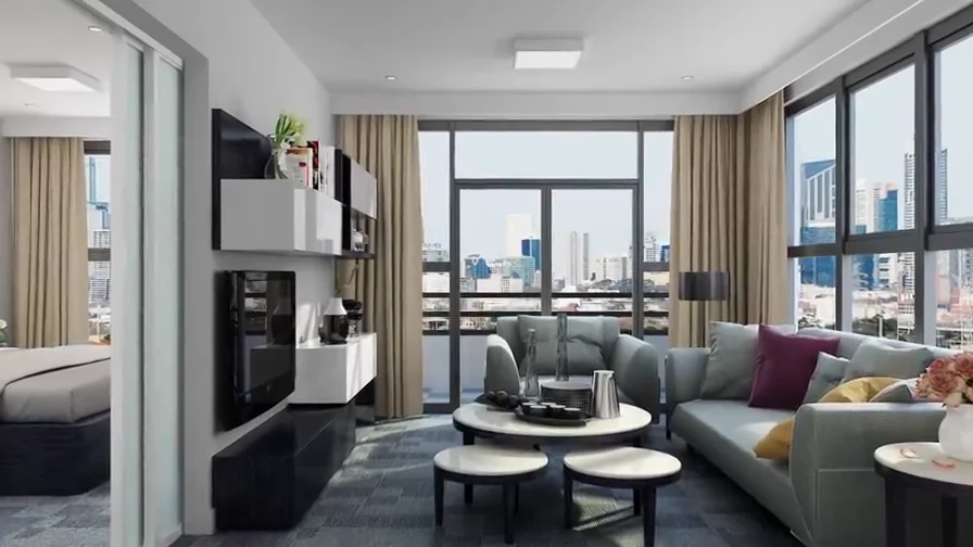 Wooden Hotel Furniture Upholstery Hotel Room Furniture Set Five Star